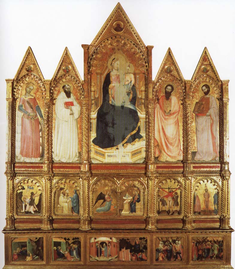 GIOVANNI DA MILANO Polyptych